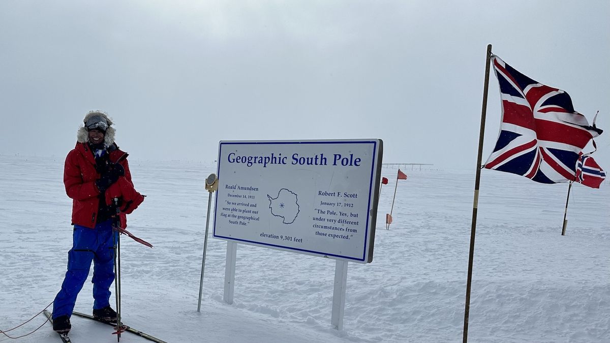 Preet Chandi at South Pole