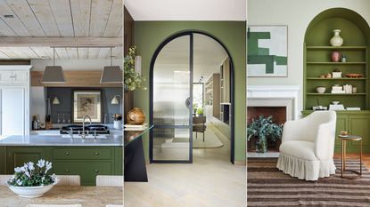 What color is replacing dark green? Designers prefer this palette