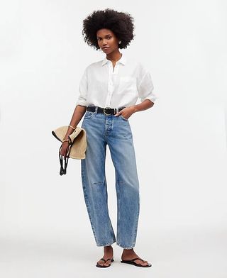 Madewell, ausgestellte Jeans mit verstellbarem Bein