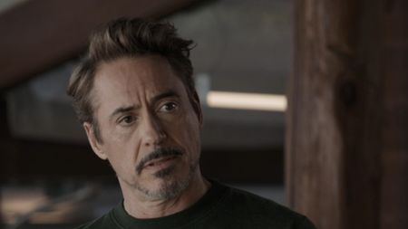 Tony arguin with Steve and Natasha in Endgame.