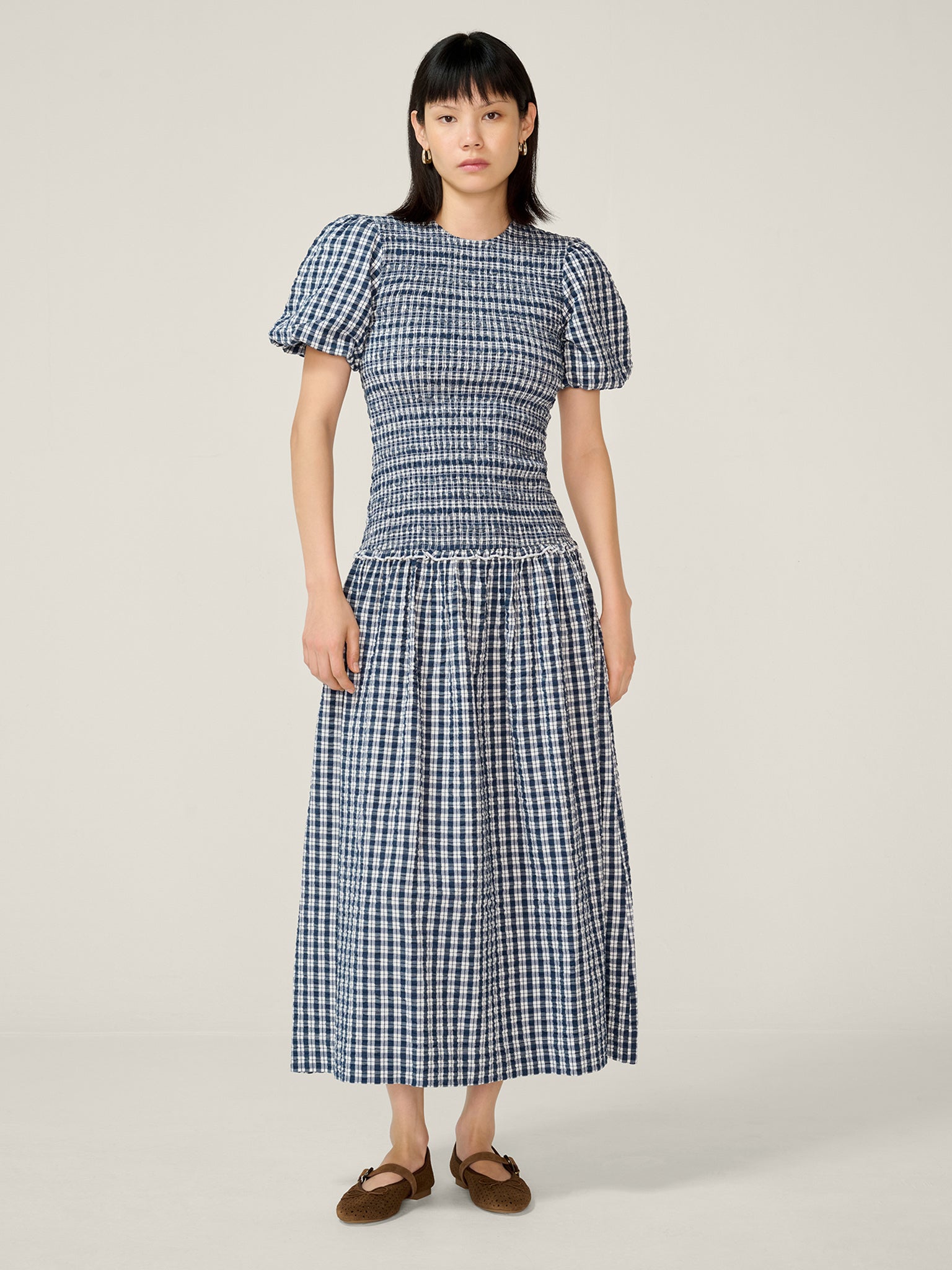 Aria Check Dress - 4