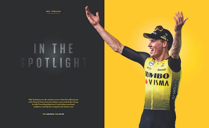 Jumbo-Visma&rsquo;s Mike Teunissen was the surprise wearer of the first yellow jersey at the Tour de France last year. He tells Procycling how it&rsquo;s given him a newfound confidence, and why he&rsquo;s coming for the Classics next