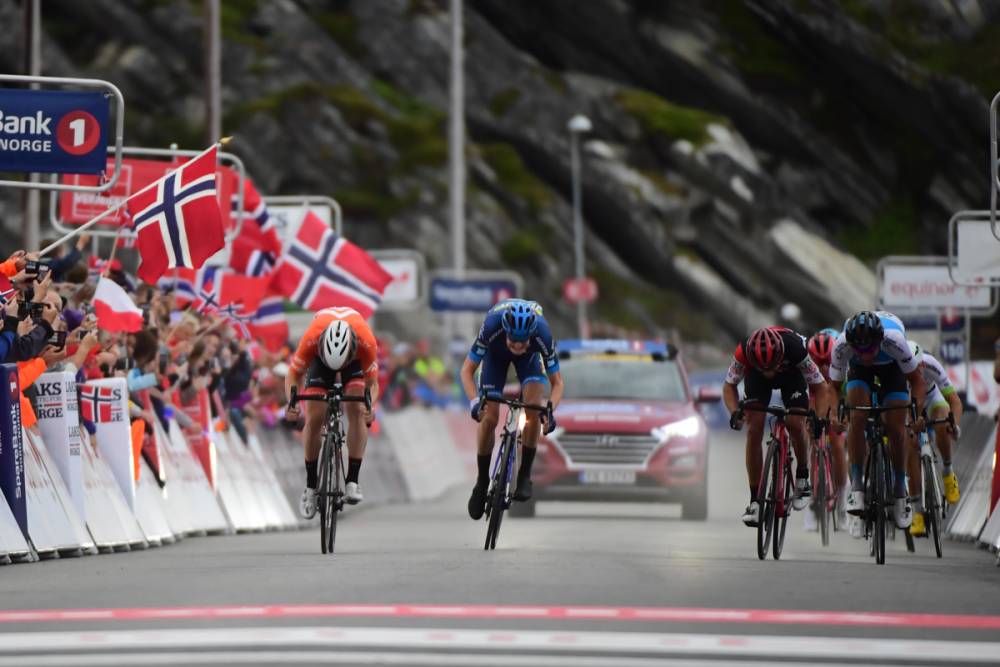 Colin Joyce (Rally Cycling) powers to the stage win