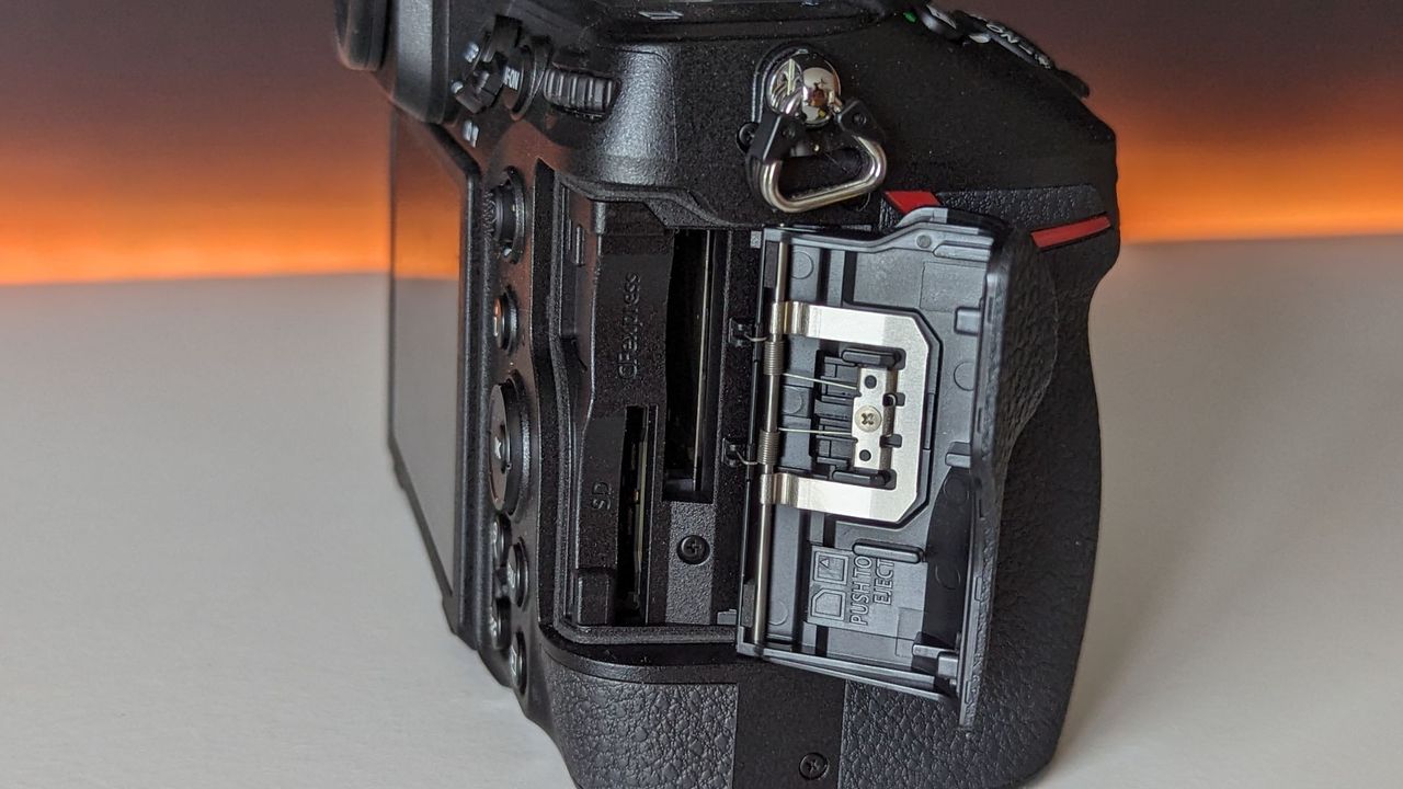 Nikon Z8 on a white table
