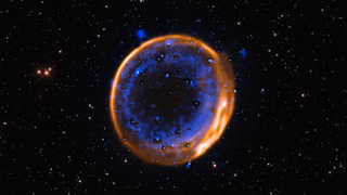 An image of the double detonation supernova SNR 0509-67.5 as seen by the VLT