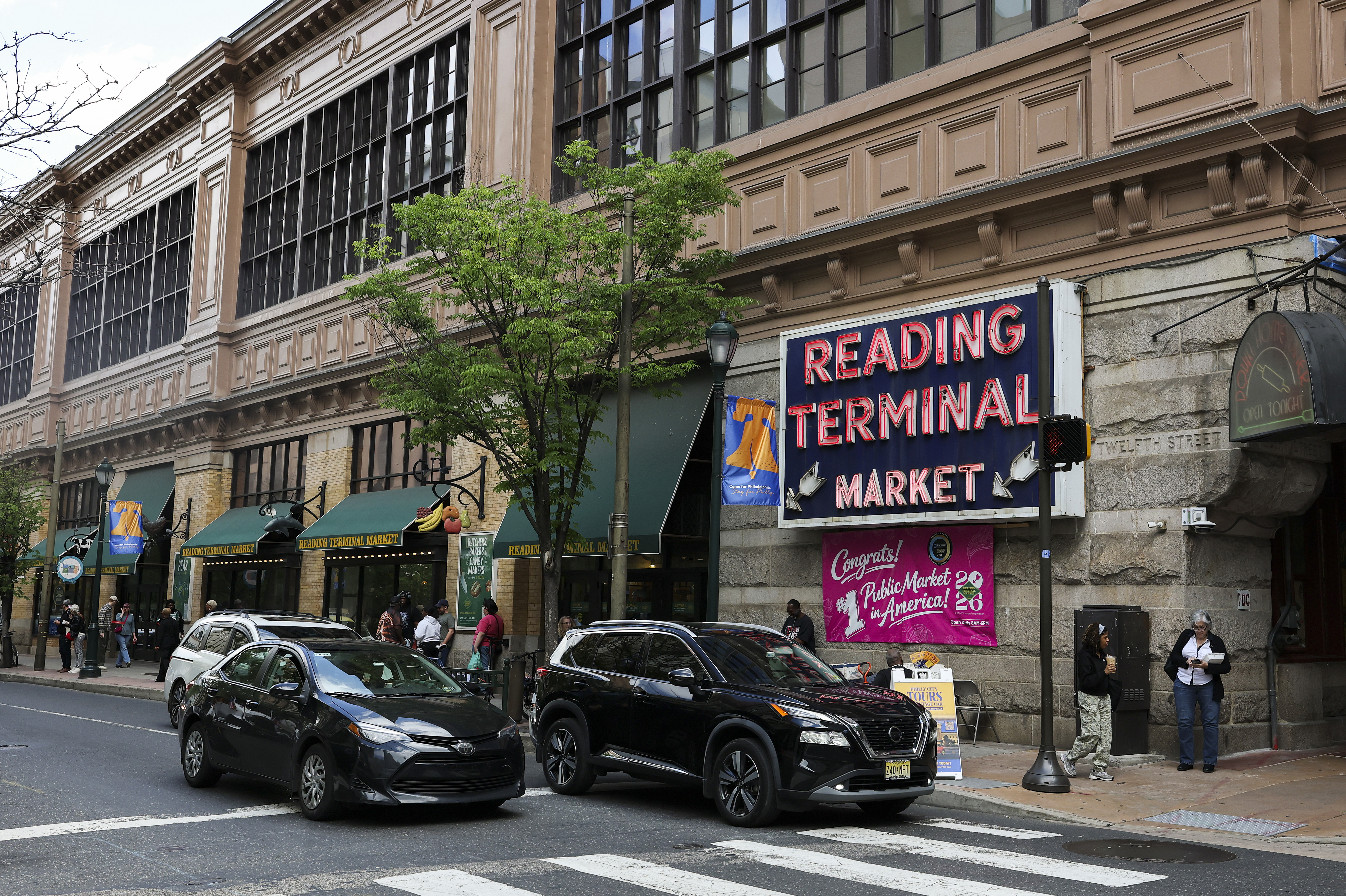 The exterior of Reading Terminal Market in Philadelphia