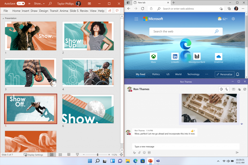 Multitasking in Windows 11