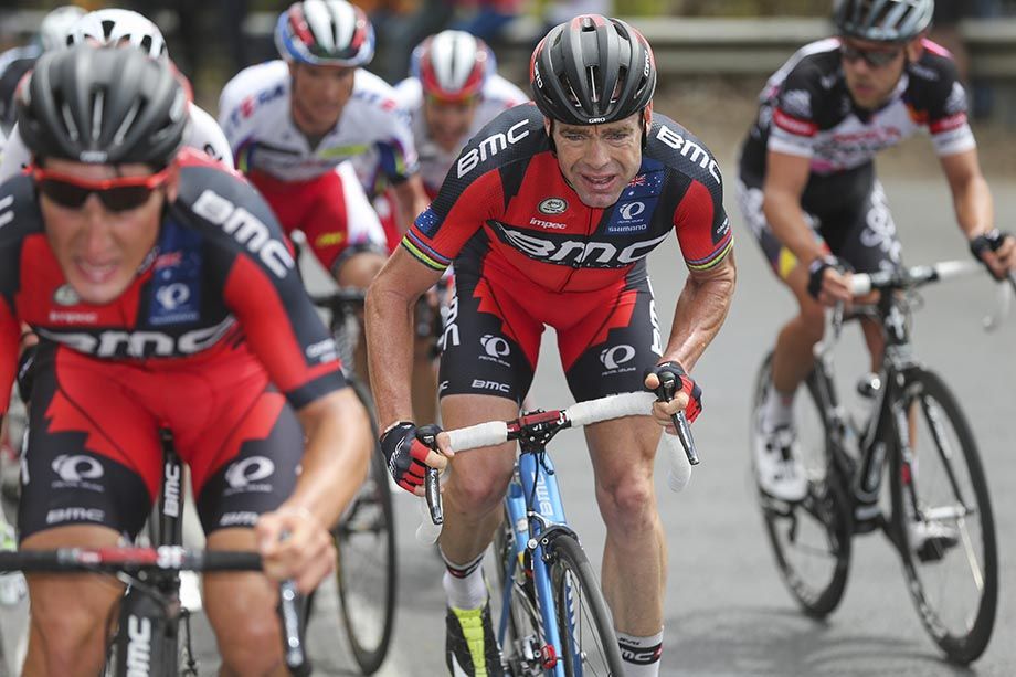 Cadel Evans was still looking strong