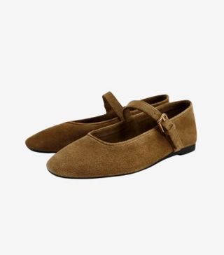 Image of suede flats