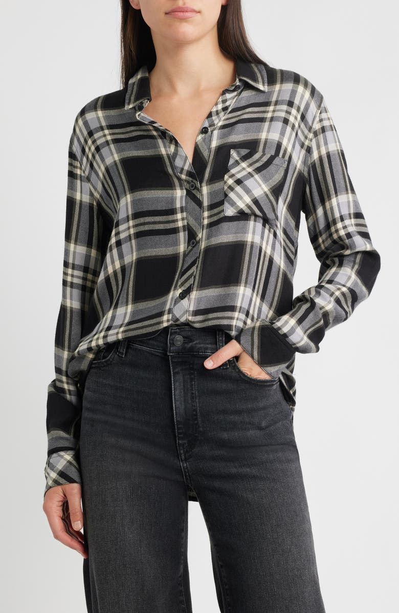 Hunter Plaid Button-Up Shirt