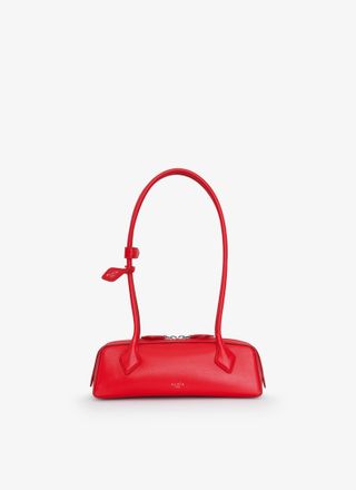 Red Le Teckel Small Bag in Goatskin