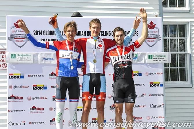 U23 Men's Podium: Nigel Ellsay, Kristofer Dahl, Peter Disera
