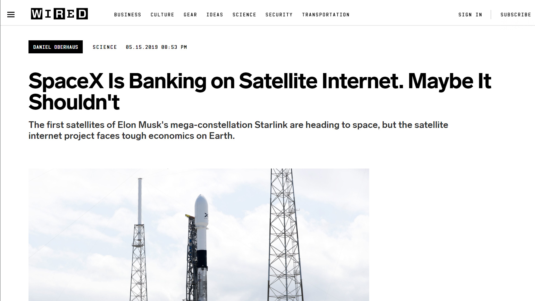 Discover more about the SpaceX satellites