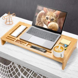 Amada Bamboo Monitor Stand