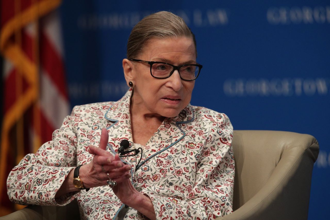 Ruth Bader Ginsburg.