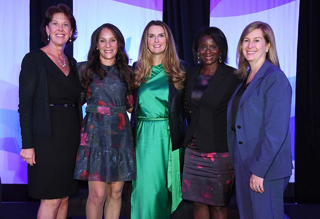 At the WICT Network Leadership Conference &amp; Touchstones Luncheon (l. to r.): Robyn Mingle, Loren Hudson, Jane Rice, Savalle Sims and Rachel C. Welch.