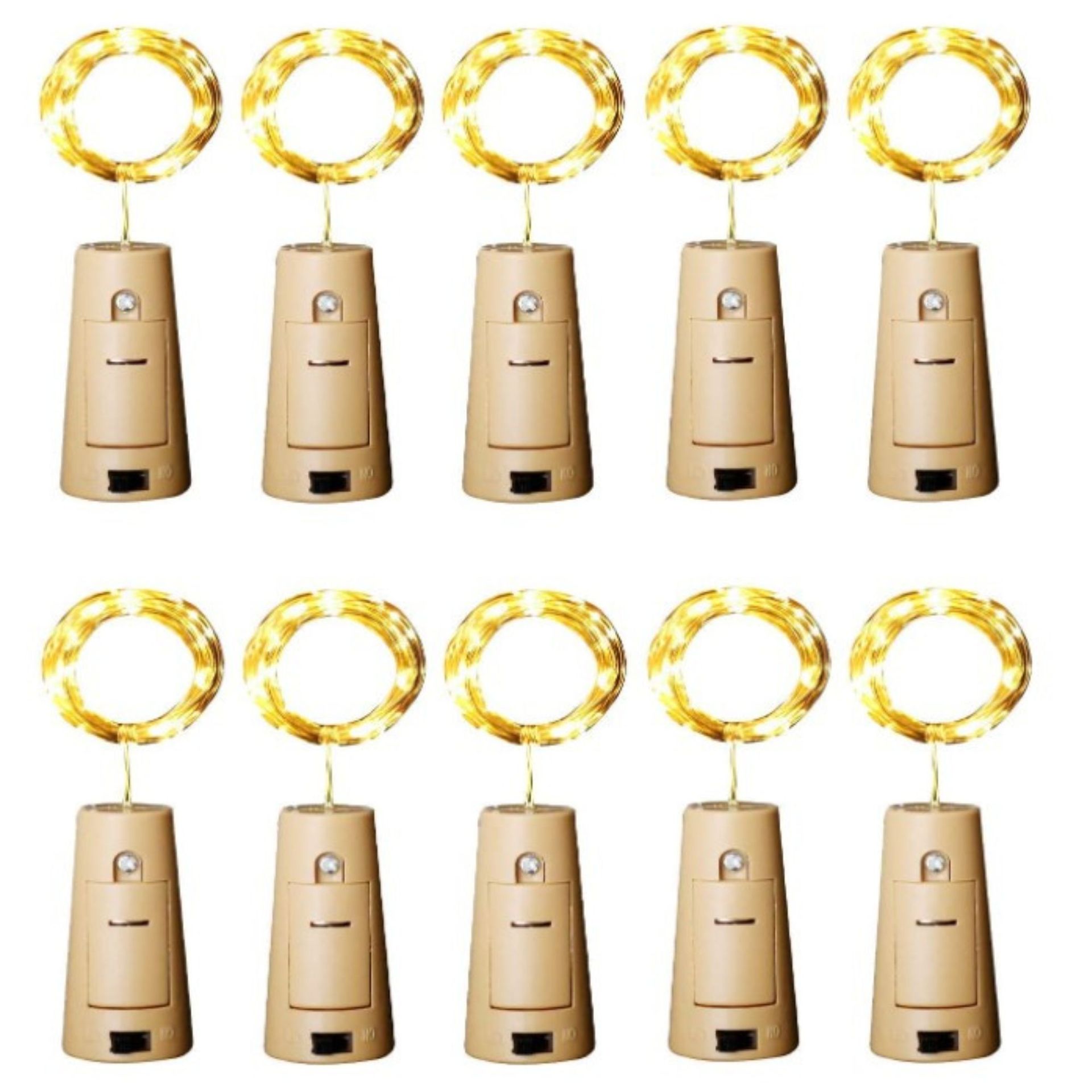 Satu set sepuluh lampu peri gabus