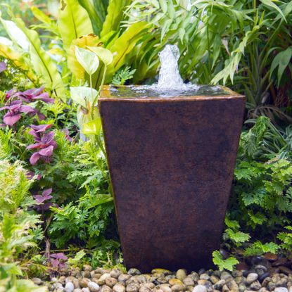 water fountain in garden