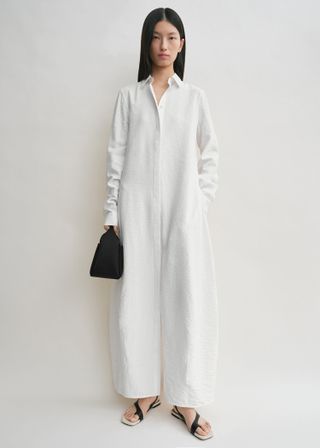 Parachute Shirtdress White