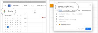 Google Meeting Scheduling