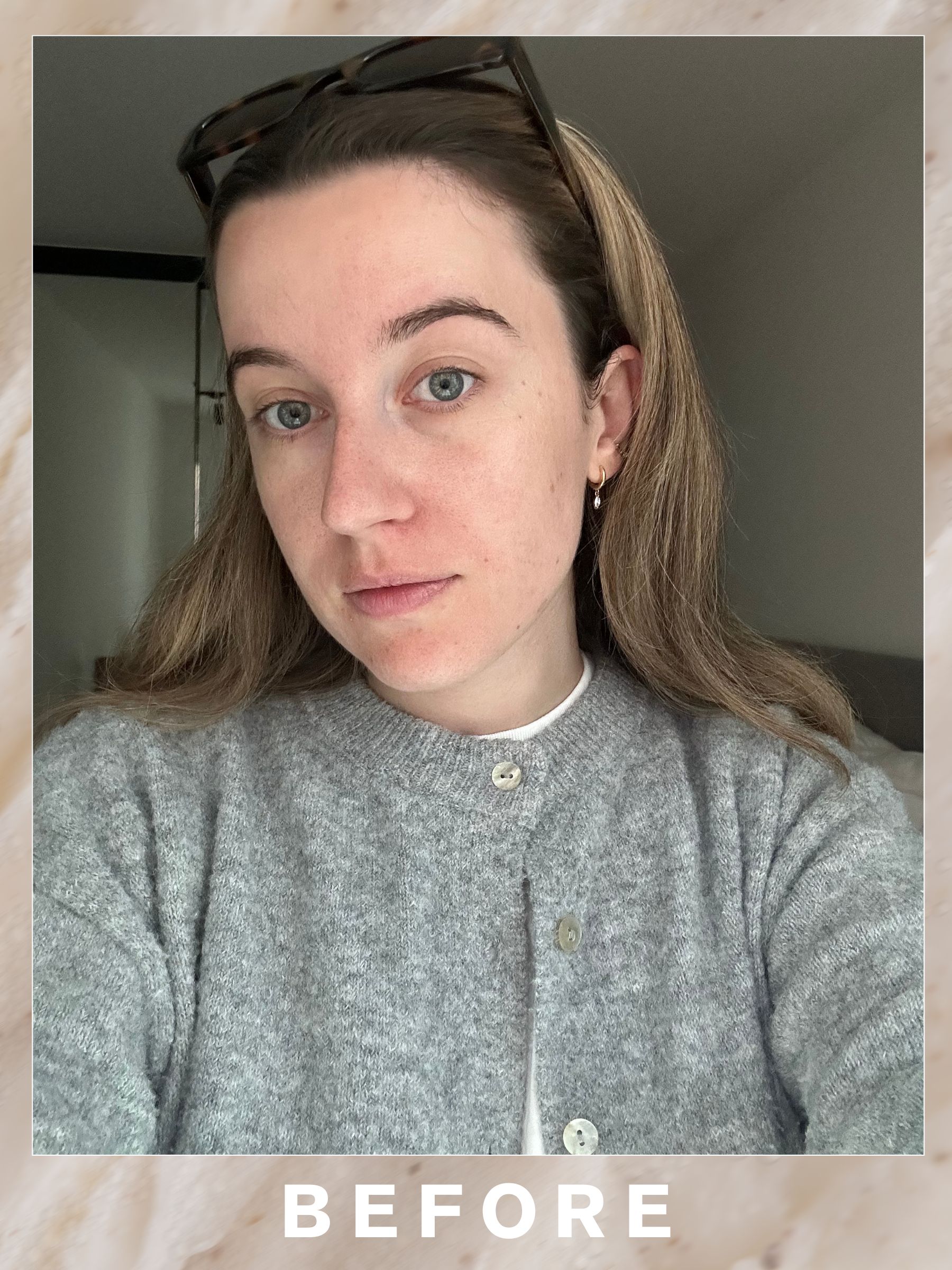 Grace before Sarah Chapman barrier repair facial