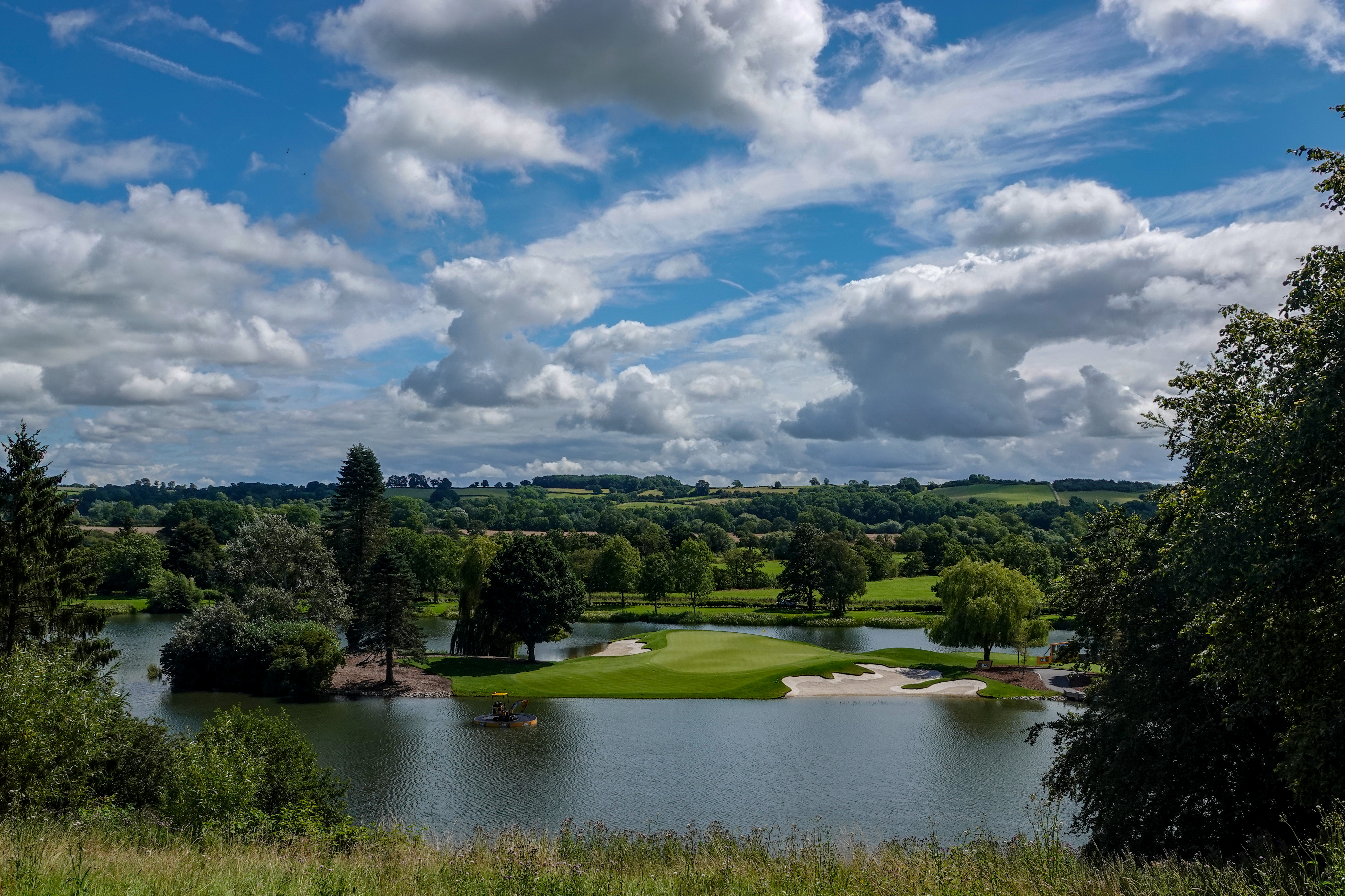 The 17th hole at JCB Golf & Country Club