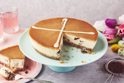 Iceland hot cross bun cheesecake