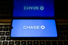 Chase logo on phone