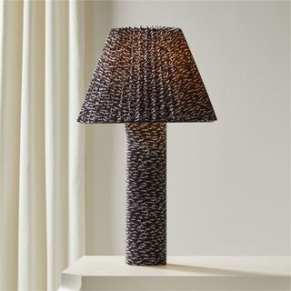 Scrunch Black and White Table Lamp by Kara Mann