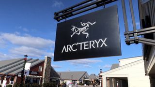 Arc'teryx sign outside a store