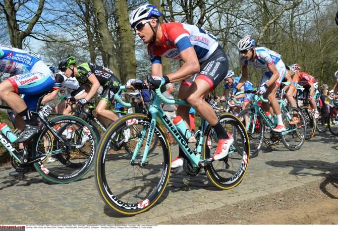 Dutch champion Johnny Hoogerland (Androni Giocattoli)