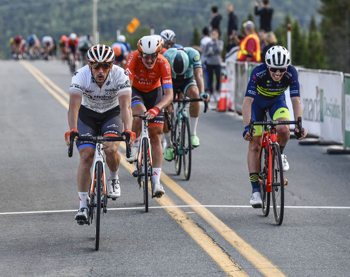 Tyler Magner (USA) Rally UHC Cycling finishing 5th,
