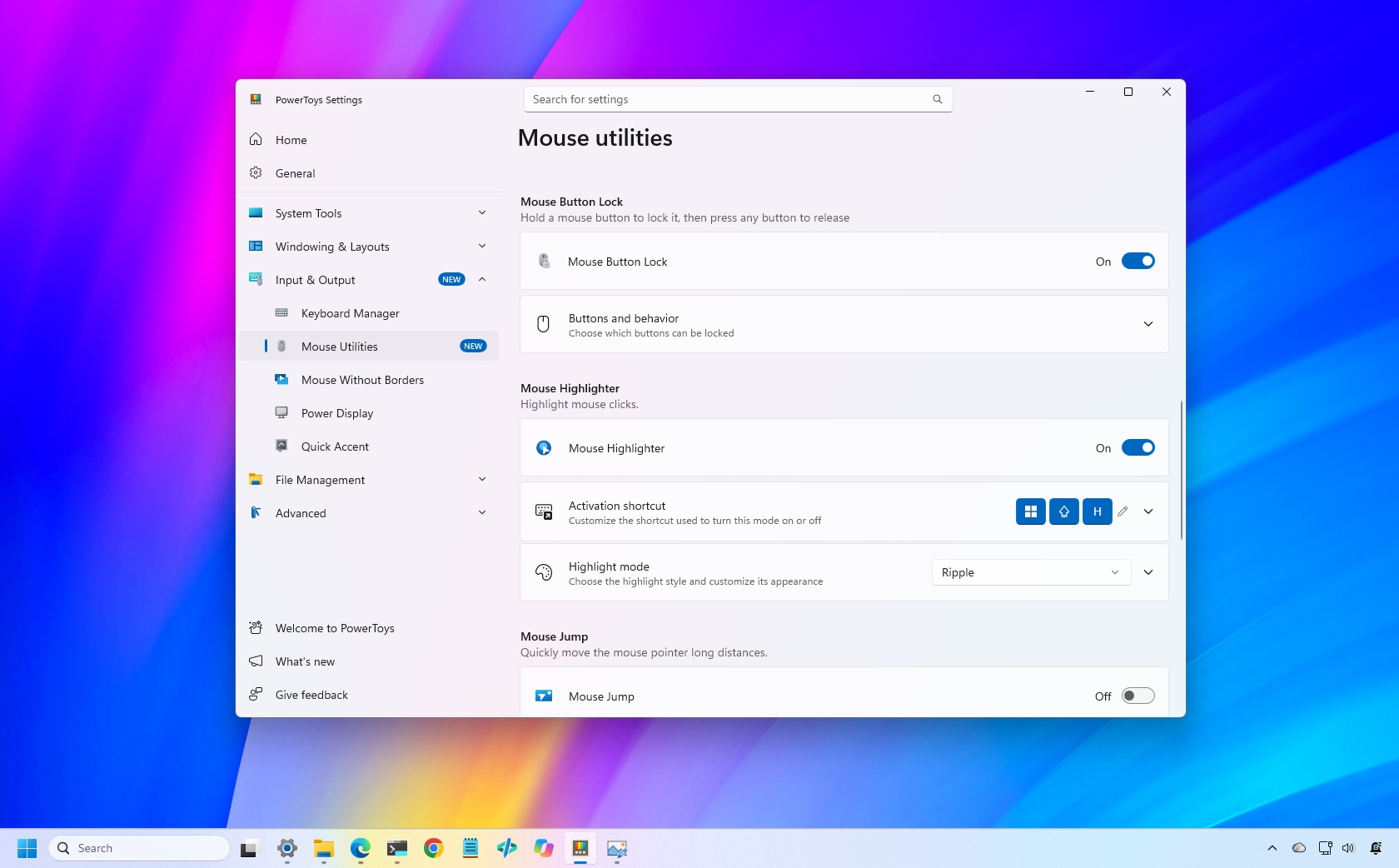 PowerToys 0.102 features for Windows 11