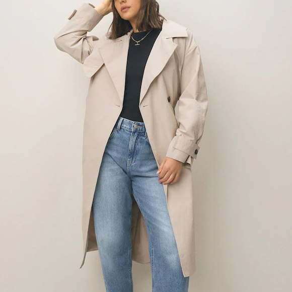 Next Sand Shower Resistant Trench Coat