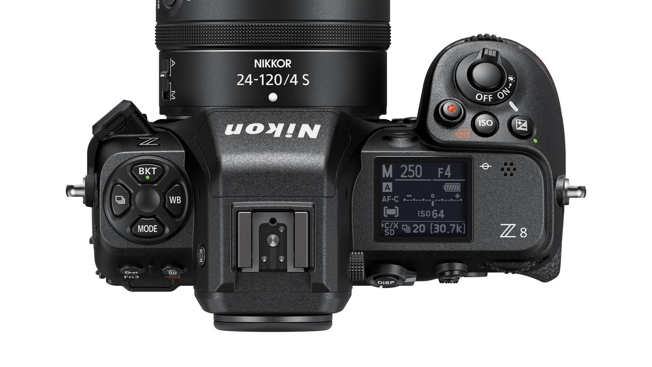 Nikon Z8 against a white background