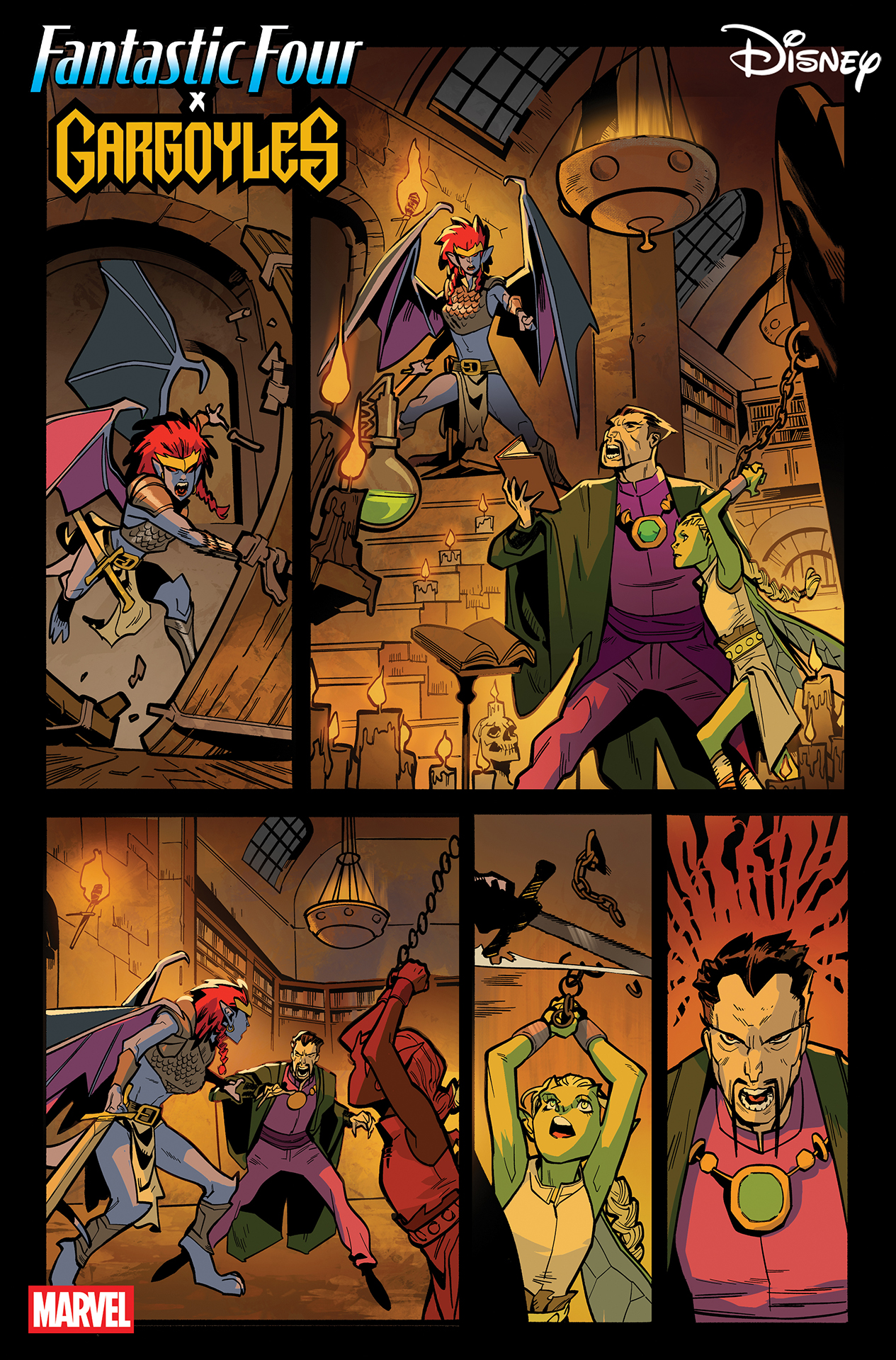 Diablo having a confrontation with Demona