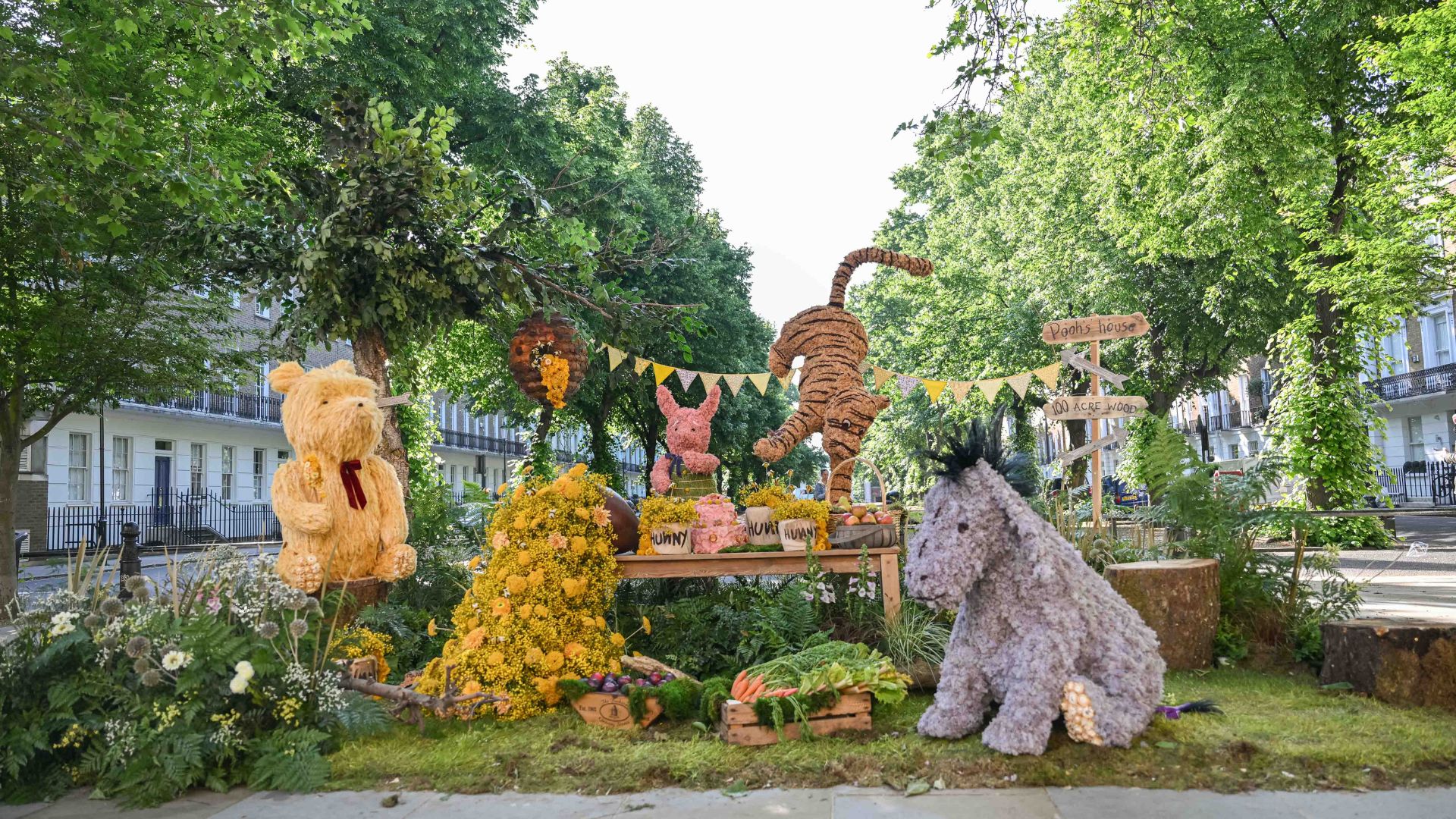 A general view of the launch of Chelsea in Bloom 2024 with the theme "Floral Feasts"