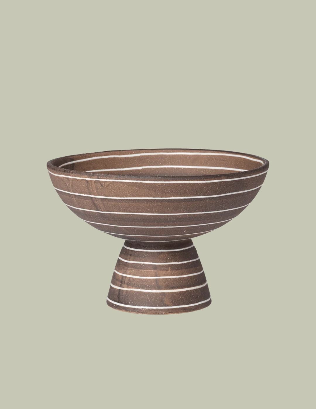 Brura Bowl in Coffee/White.