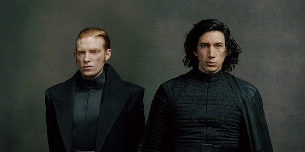 Kylo and Hux in a promo image for The Last Jedi