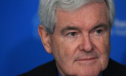 GOP presidential hopeful Newt Gingrich seems to be aping Fox News' Glenn Beck with a string of anti-Muslim speeches.
