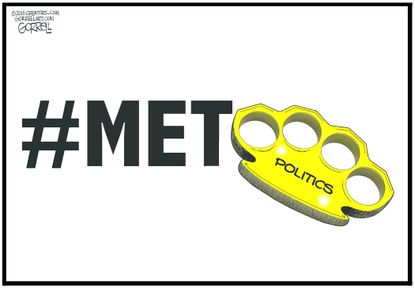 Political cartoon U.S. #MeToo movement sexual assault allegation politics Brett Kavanaugh