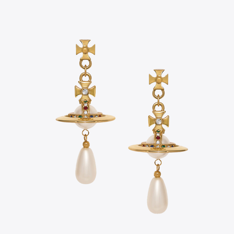 Vivienne Westwood orb earrings
