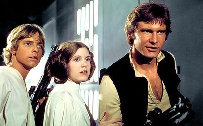 It looks like Harrison Ford, Mark Hamill, and Carrie Fisher really are in the new Star Wars