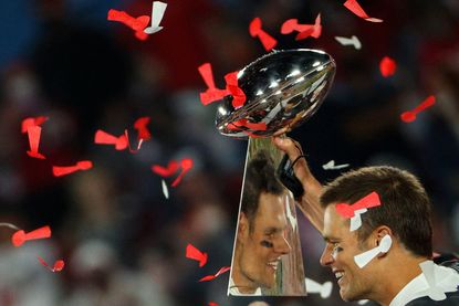 Tom Brady at Super Bowl LV