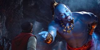 Aladdin Disney Blue Genie Will Smith