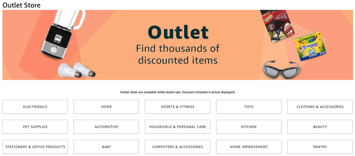 Amazon's Outlet Store has launched in Australia, highlighting all the