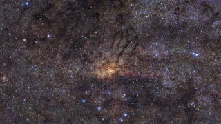 An image of the central region of the Milky Way galaxy as seen by the HAWK-I instrument on ESO's Very Large Telescope.