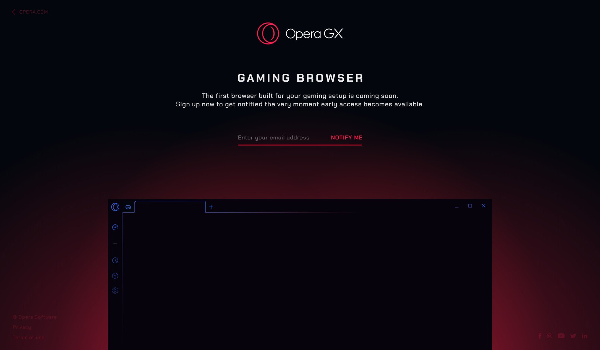 Opera Opens Early Access to the World's First Gaming Browser, Opera GX