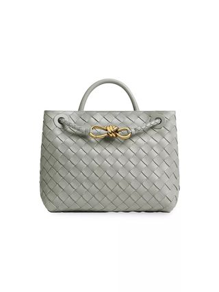 Bottega Veneta, Small Andiamo Intrecciato Leather Top-Handle Bag