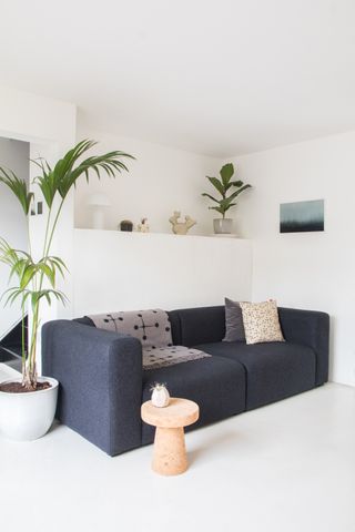 Minimalist statement living room